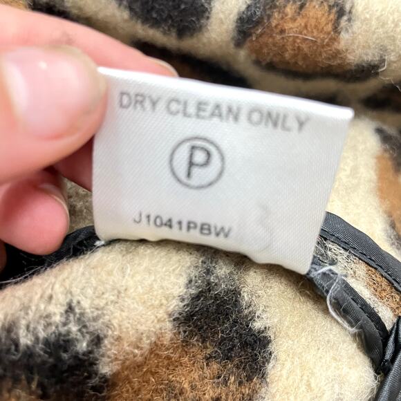 Luii | Leopard Print Wool Blend Cardigan Jacket - Picture 11 of 11